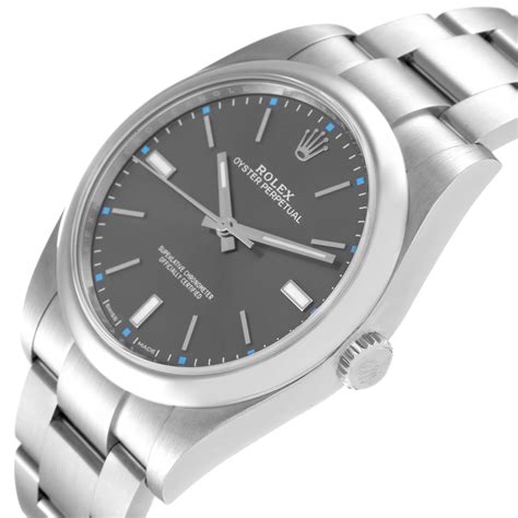 rolex 39 mm rhodium